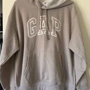 GAP Brown Hoodie with White Logo